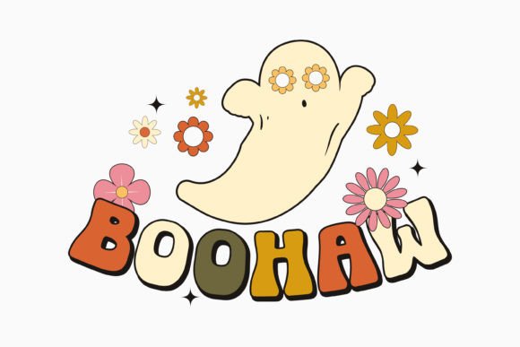 Boohaw Halloween Retro: A Versatile Graphics and Crafts Asset