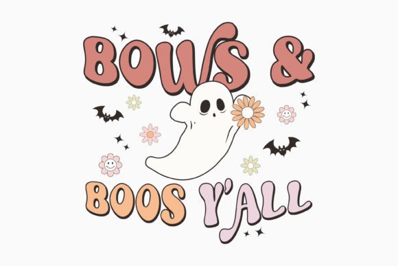 Bows and Boos Y all Halloween Retro: A Crafty Graphics Gem