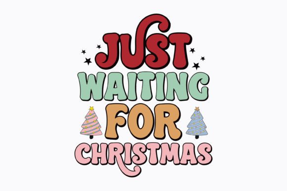 Christmas Just Waiting for Retro Svg: A Crafty Graphics Gem