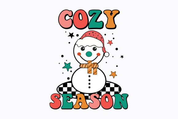 Cozy Season Christmas Retro Svg: A Graphics Gem for Crafts