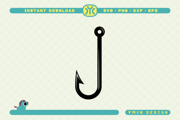 Explore Fish Hook SVG for Local Business Graphics