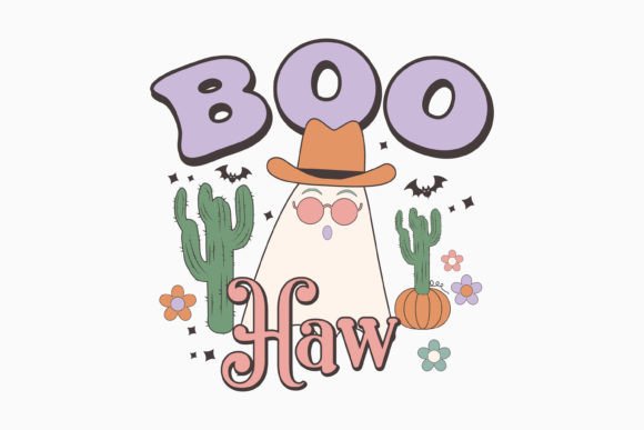 Halloween Boo Haw Retro Svg: A Charming Graphics Asset for Crafts