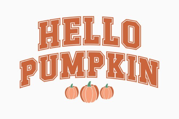 Halloween Hello Pumpkin Retro SVG: A Charming Embroidery Design