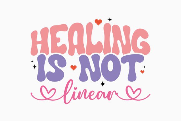 Healing is Not Linear Retro: A Versatile Graphics Asset for Crafts