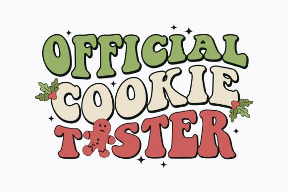 Official Cookie Tester Christmas Retro: Perfect for Holiday Crafts