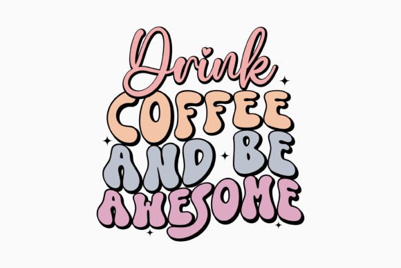 Retro Coffee Quote SVG: A Versatile Design for Embroidery