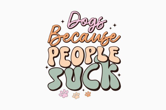 Retro Dog Quote SVG: A Unique Graphic for Crafts