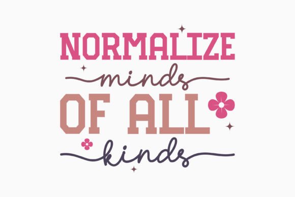 Retro Mental Health Quote SVG for Graphics and Crafts