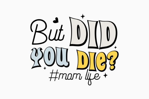 Retro Mothers Day SVG: A Quirky Embroidery Design