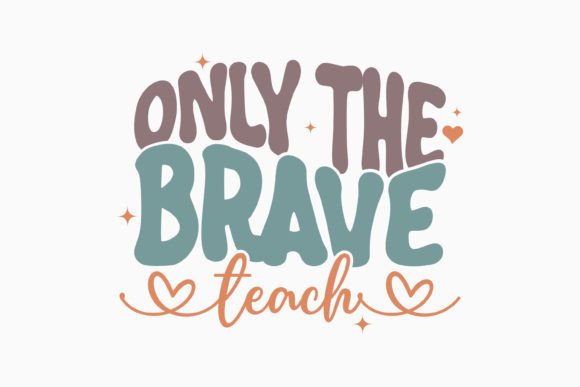 Retro Teacher Quote SVG: A Bold Graphics Asset for Crafts