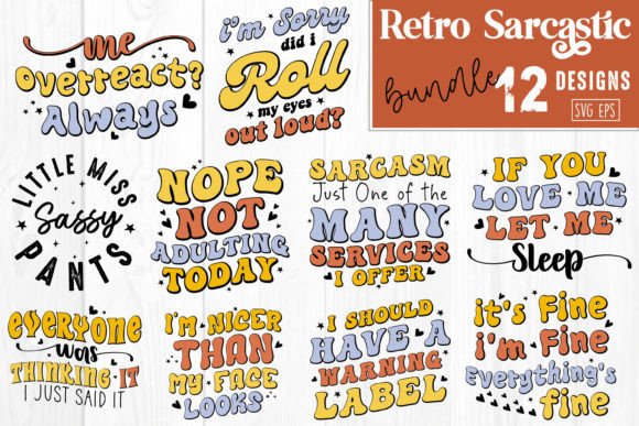 Sarcastic Graphics: A Versatile Asset for Creative Crafts