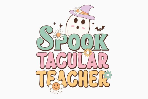 Spook Tacular Teacher Halloween Retro: A Crafts Graphics Gem