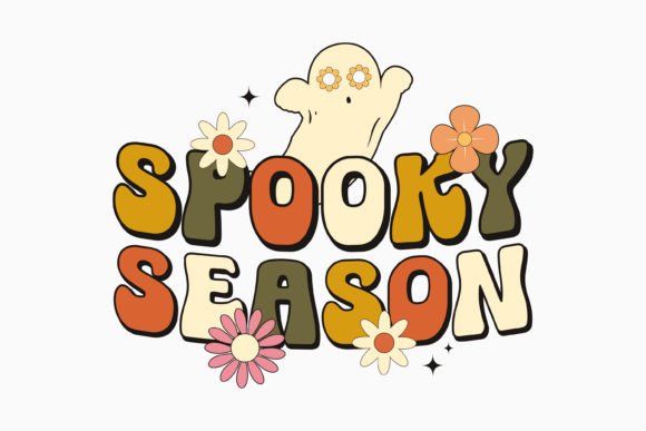 Spooky Season Halloween Retro SVG for Graphics and Crafts