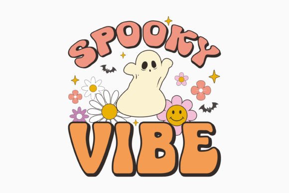 Spooky Vibe Halloween: Perfect for Graphics and Crafts